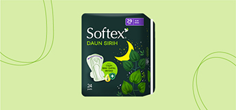 Softex Daun Sirih 29cm 24 pads